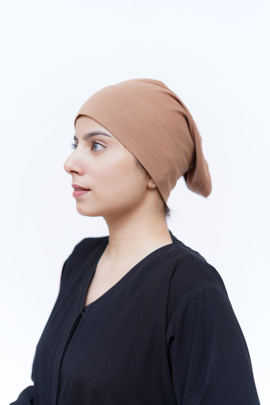 Tube Cap Camel Brown