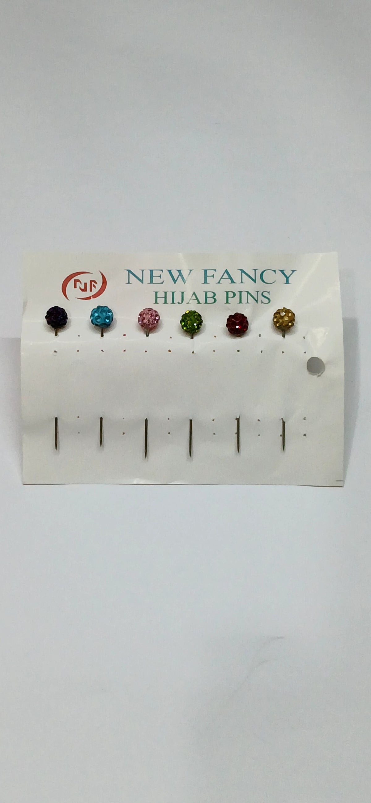 Fancy Stone Ball Pin (Pack of 6pcs)