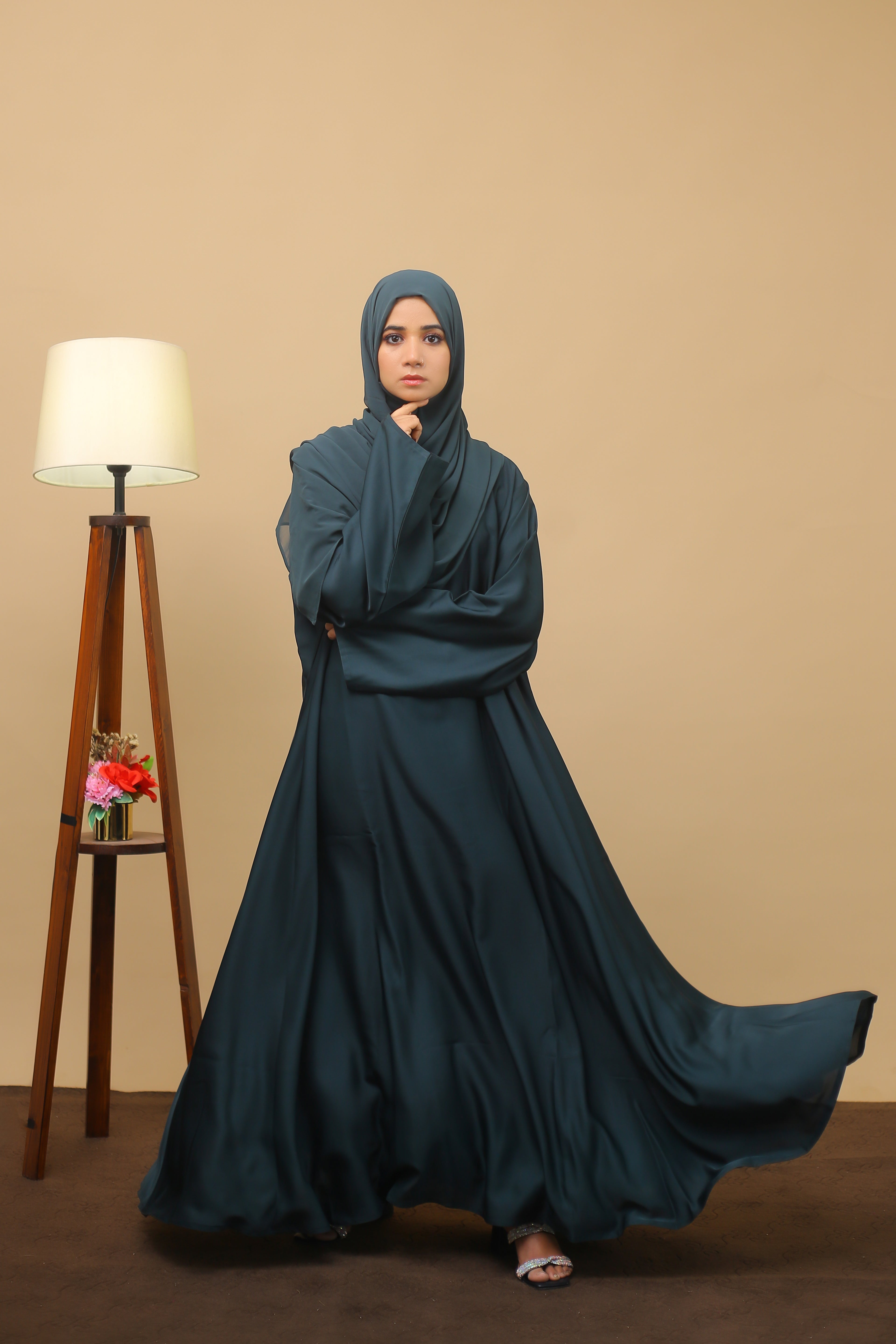 Front Close 0120-P Big Flayer -Midnight Green-