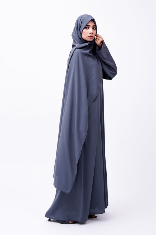 Front open 0121-P Malai Lawn-Grey-
