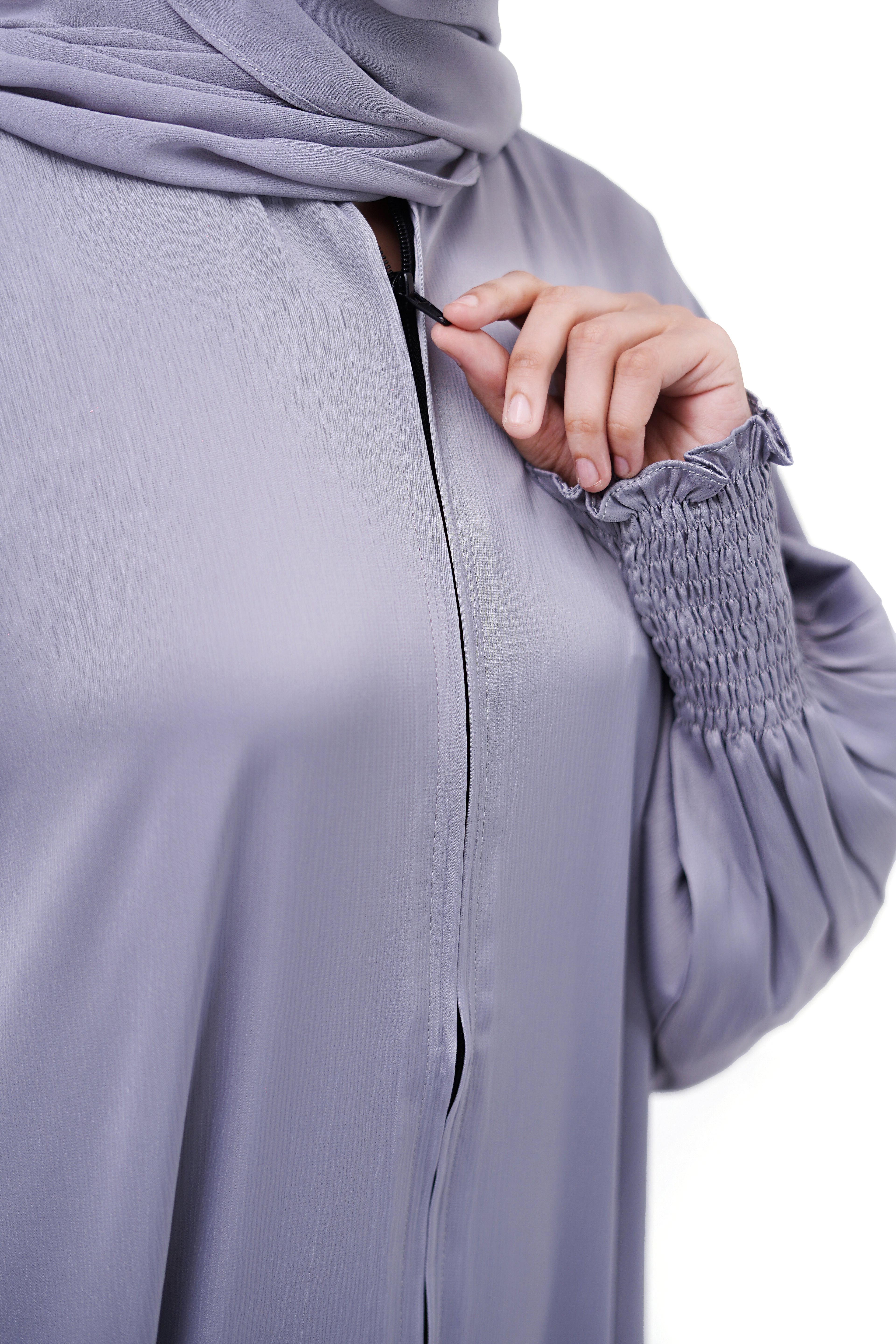 Zipper 0118-R-251 -BOTTLE SILVER GREY