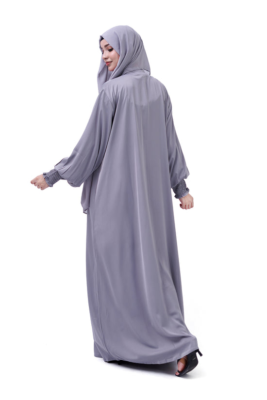 Zipper 0118-R-251 -BOTTLE SILVER GREY