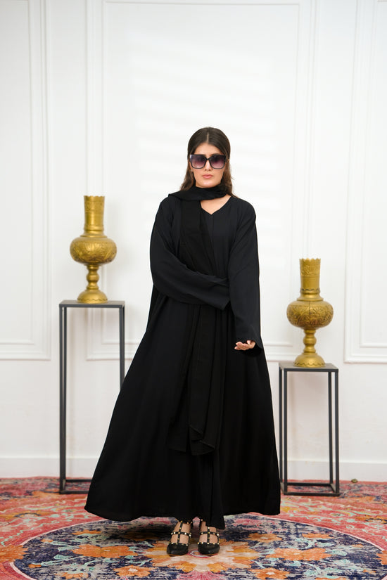 Front Open 0121-P -Black-