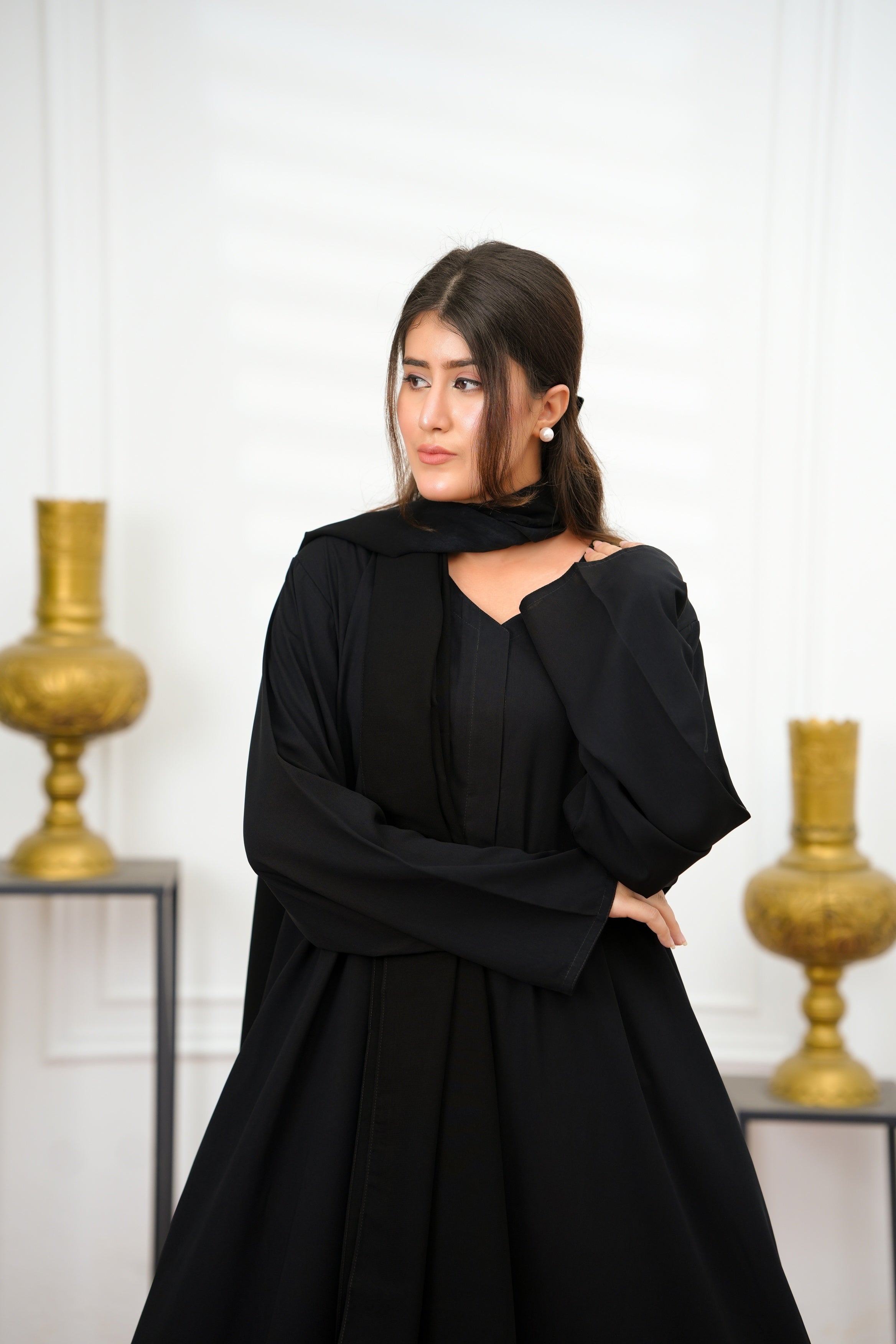 Front Open 0121-P -Black-