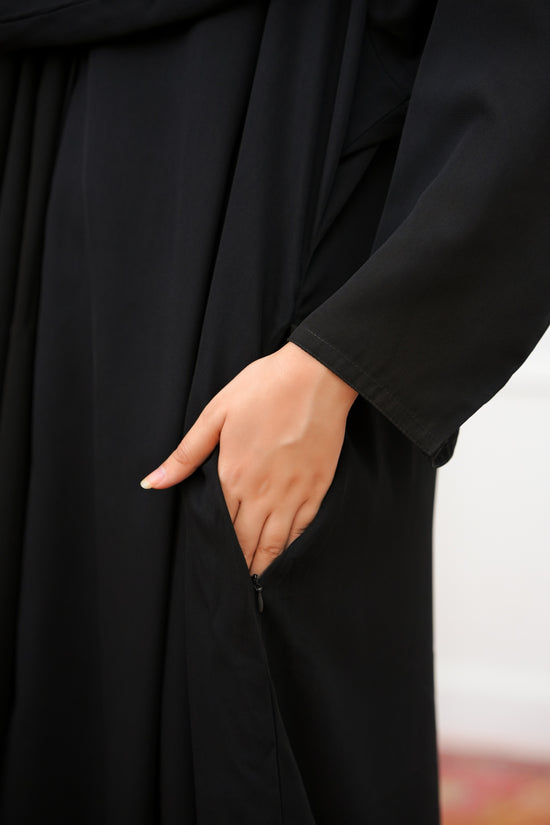 Front Open 0121-P -Black-