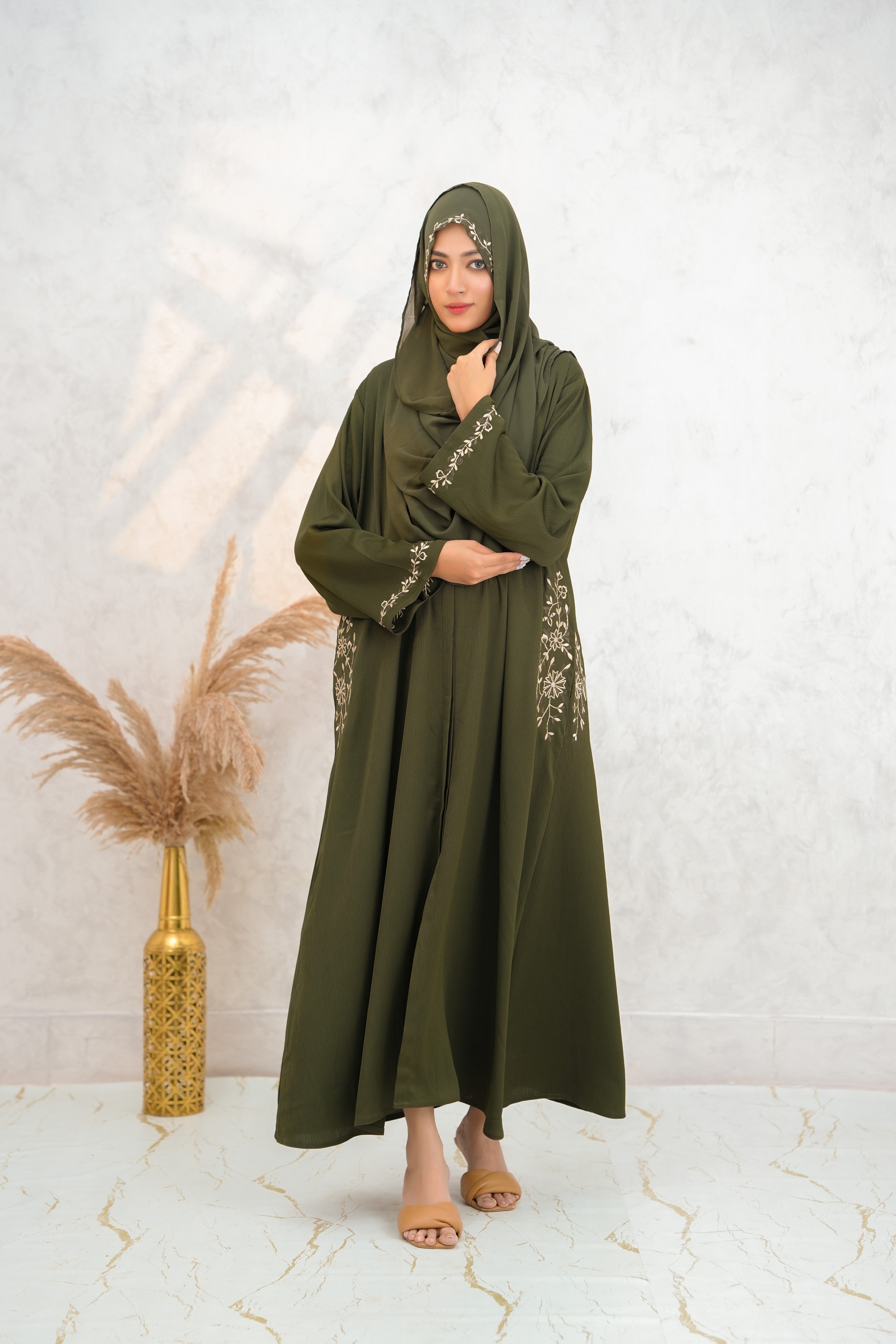 Front Open 0118-K-1052 -Green-