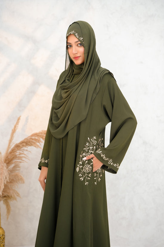 Front Open 0118-K-1052 -Green-