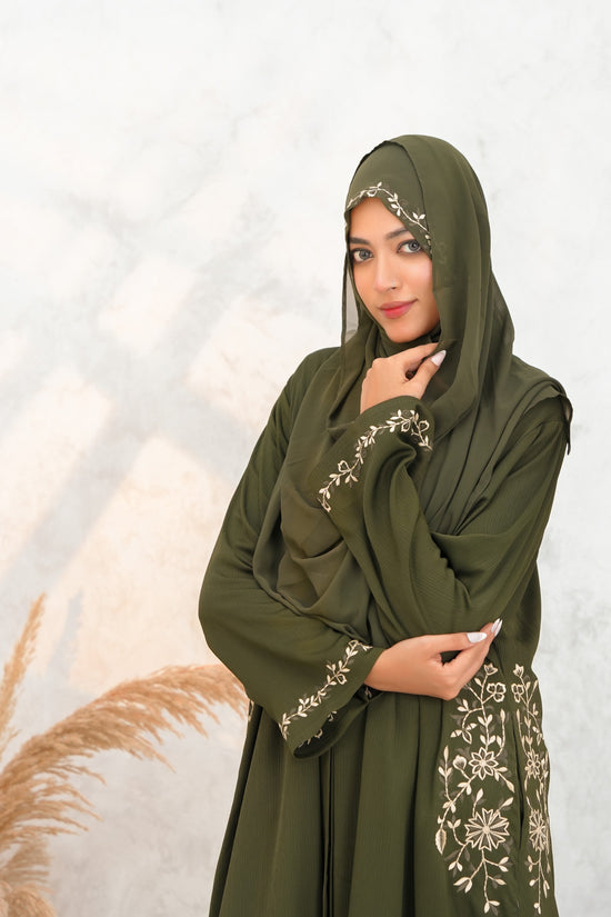 Front Open 0118-K-1052 -Green-