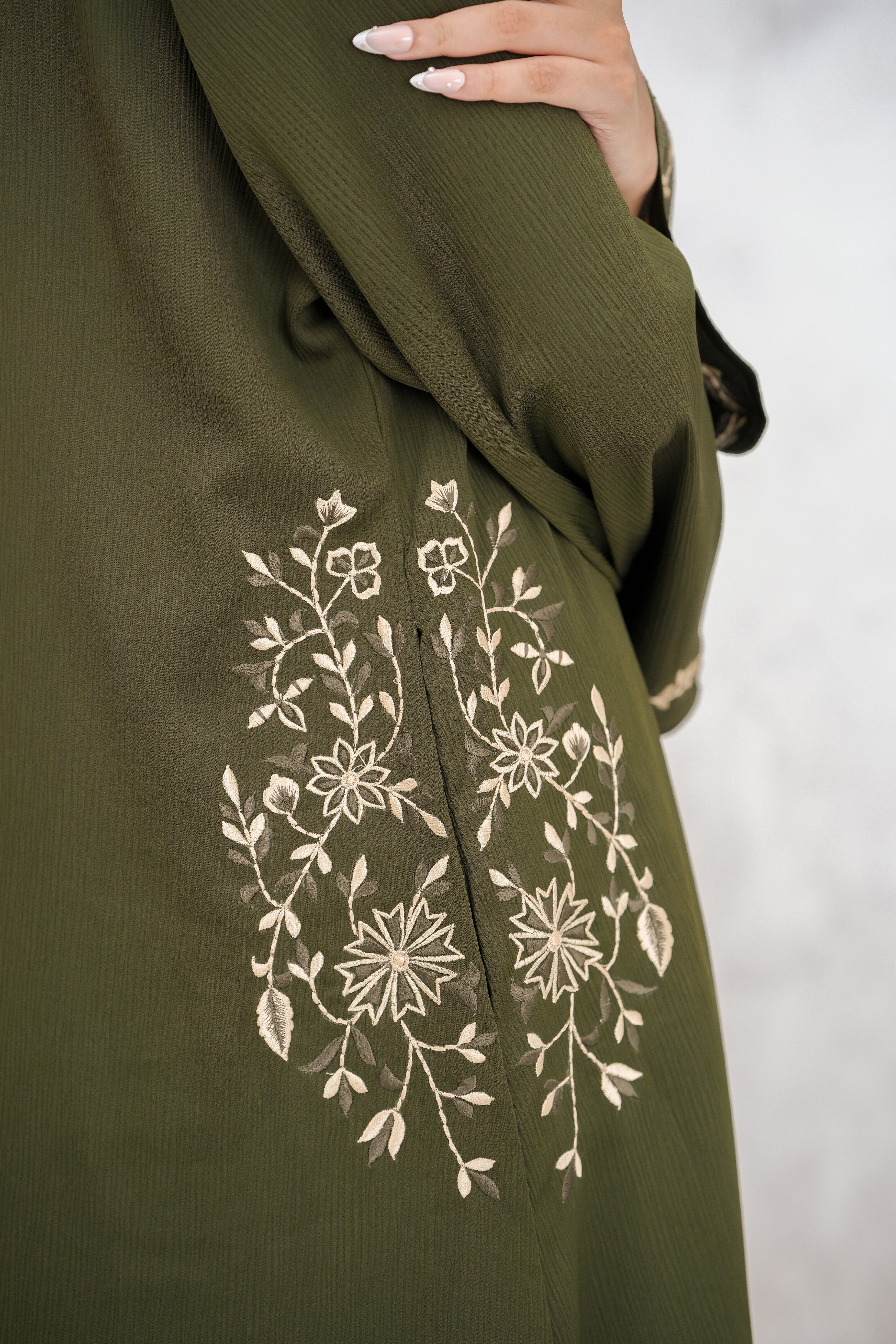 Front Open 0118-K-1052 -Green-