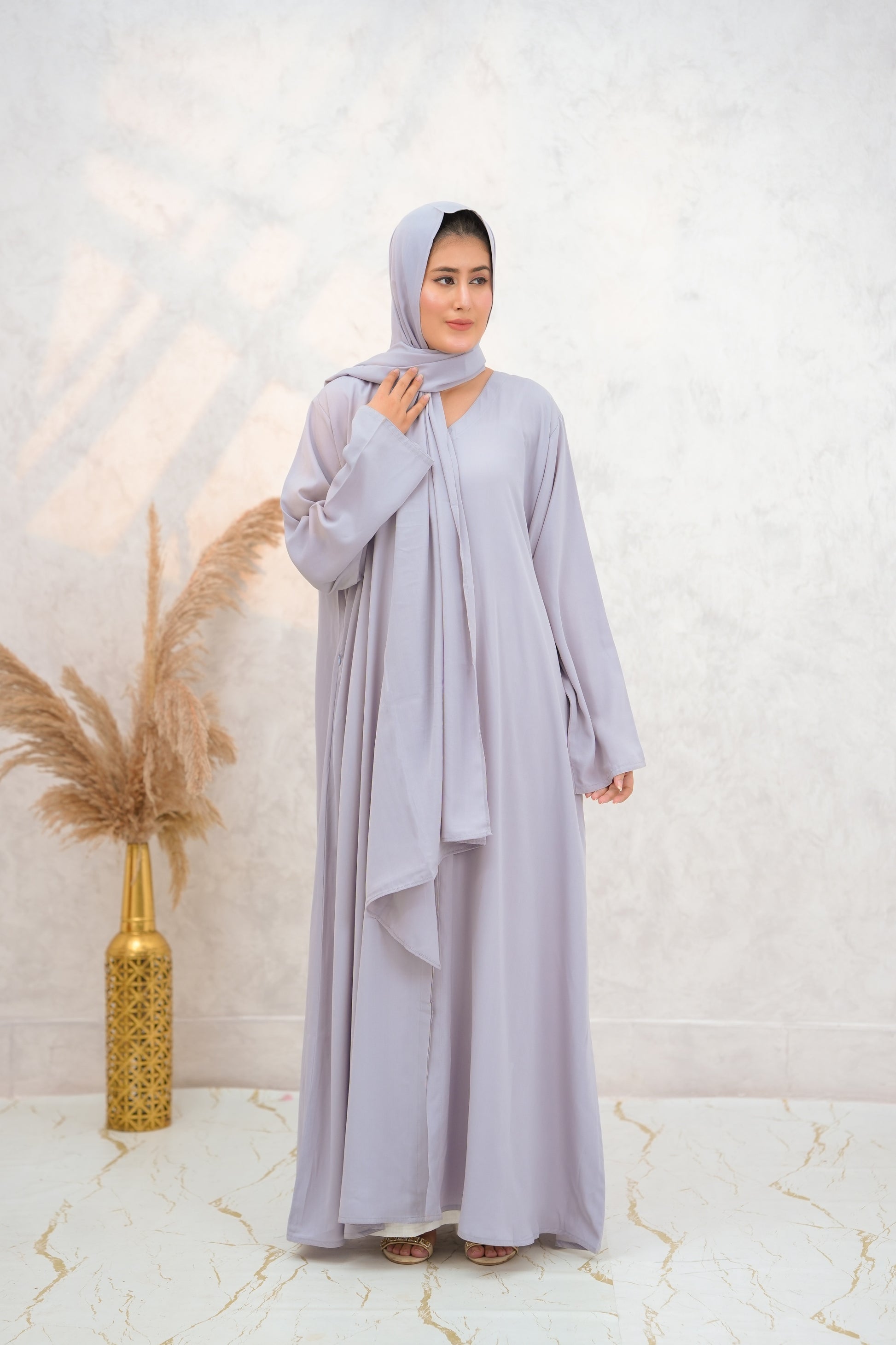 Front Open 0121-P -Silver gray-