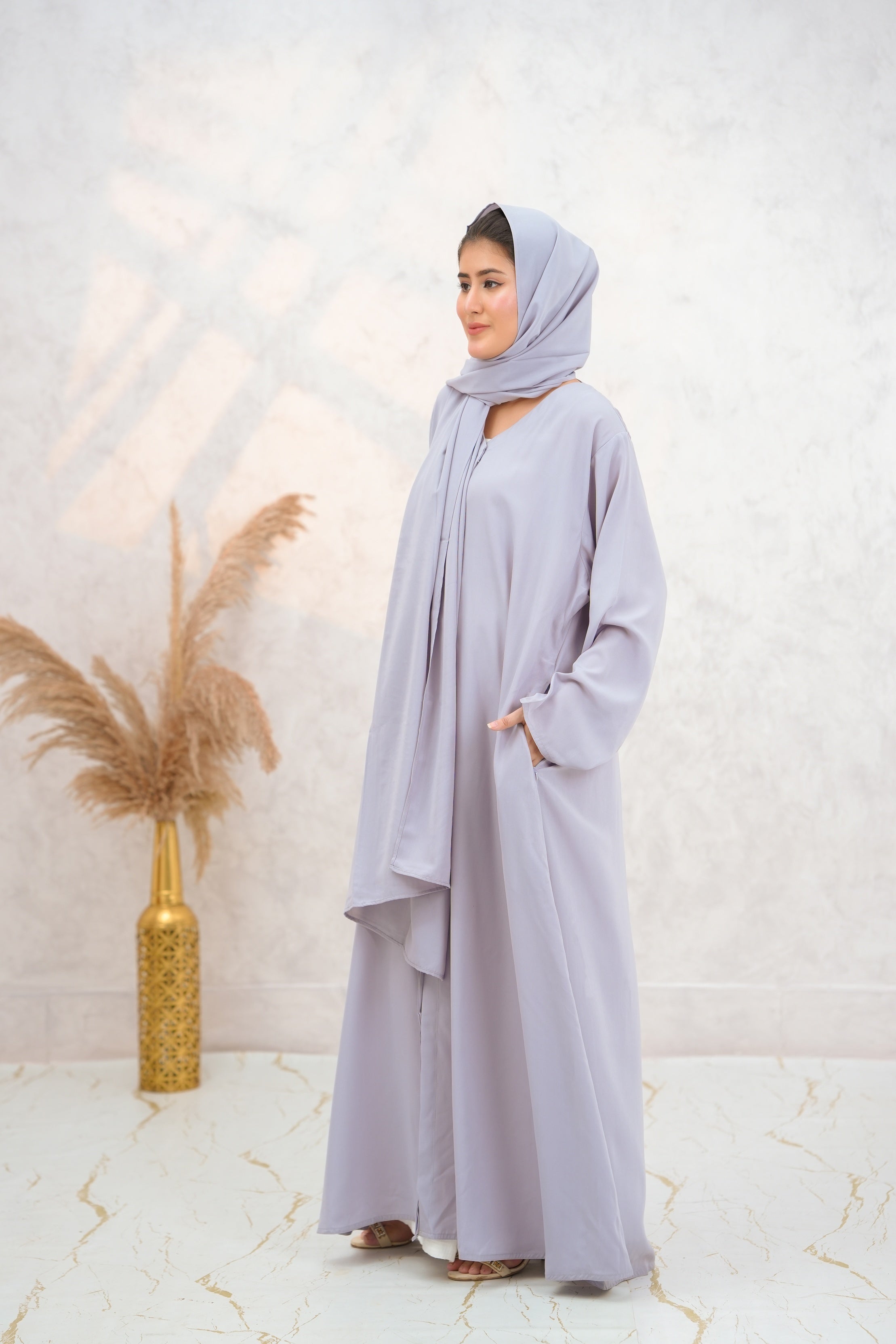 Front Open 0121-P -Silver gray-