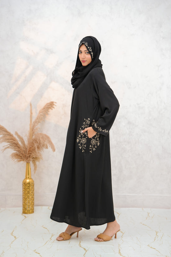 Front Open 0118-K-1052 -Black-