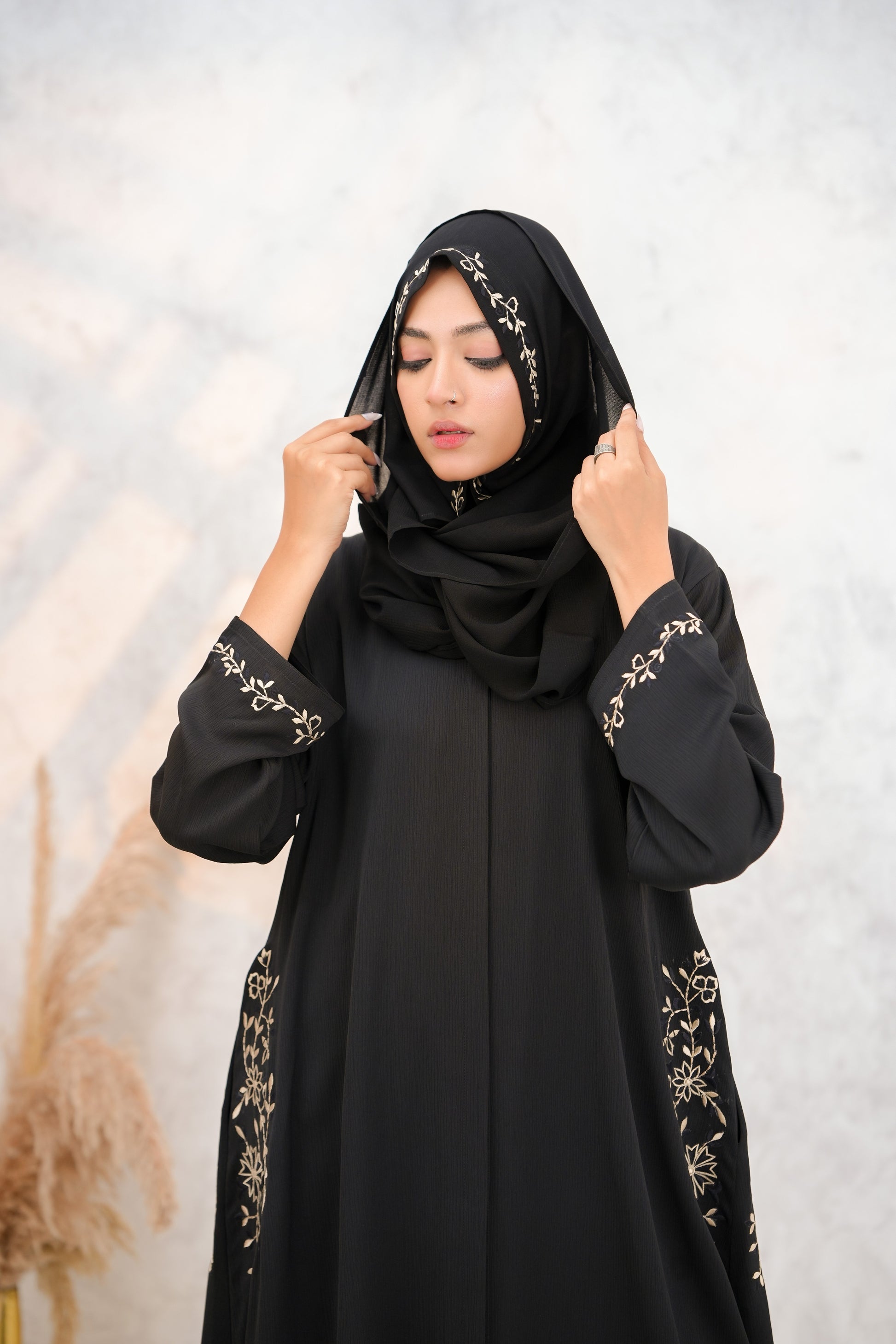 Front Open 0118-K-1052 -Black-