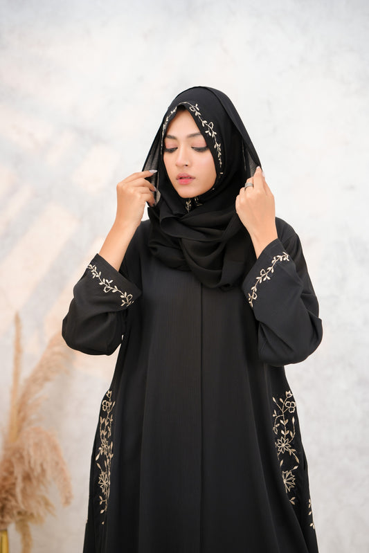 Front Open 0118-K-1052 -Black-