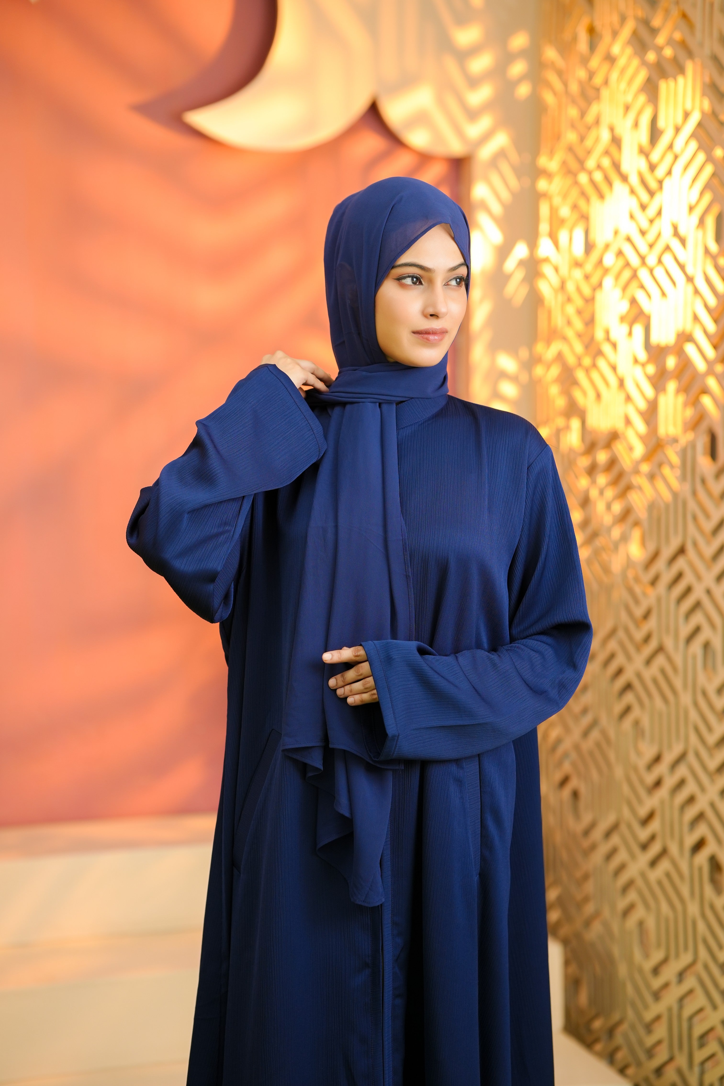 Front Open Zip 0118-R-250 -Blue-