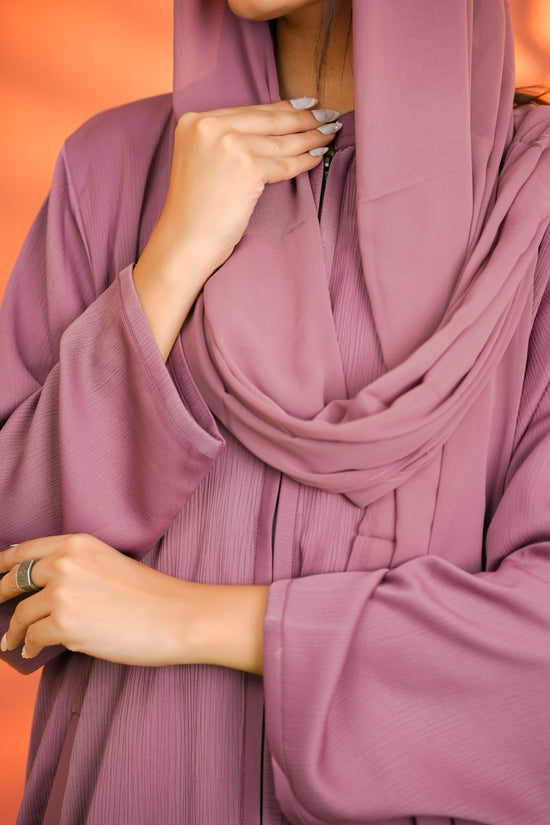 Front Open Zip 0118-R-250 -Rose Muave-