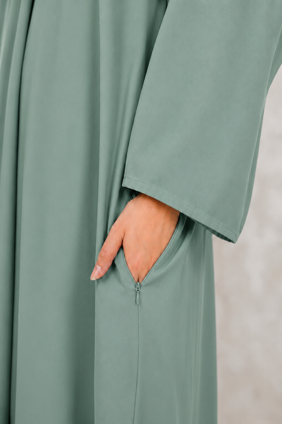 Front Open 0121-P -Ocean Green -