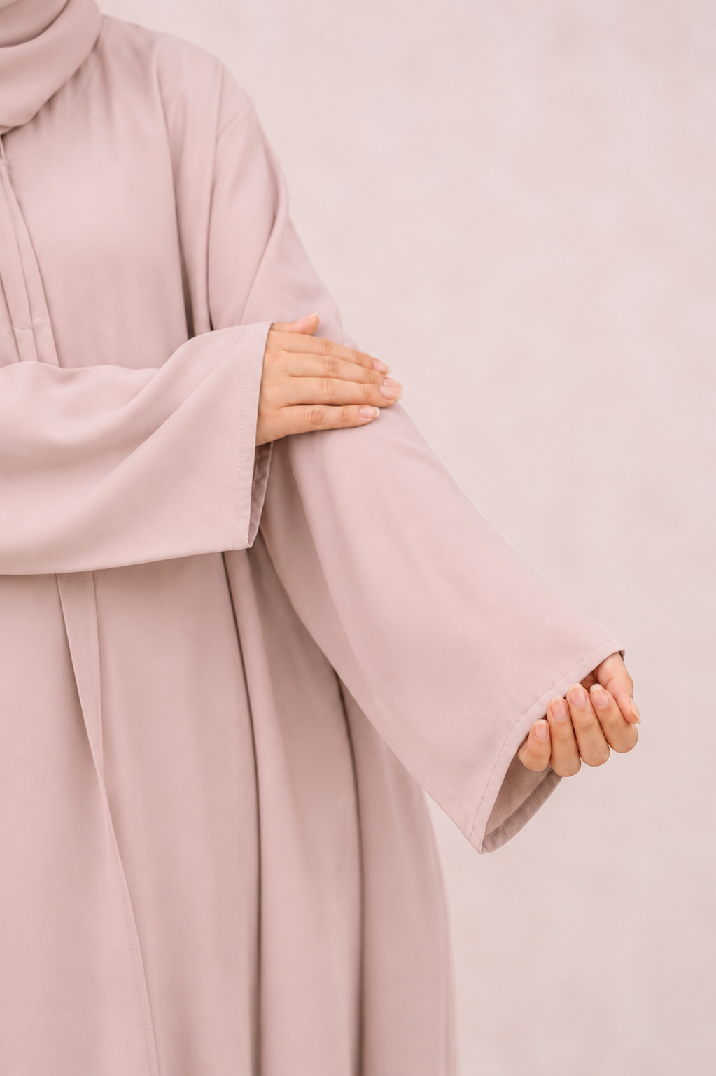 Front Open 0121-P -Soft Pink-