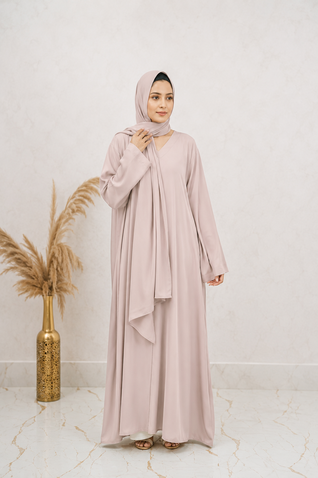 Front Open 0121-P -Soft Pink-