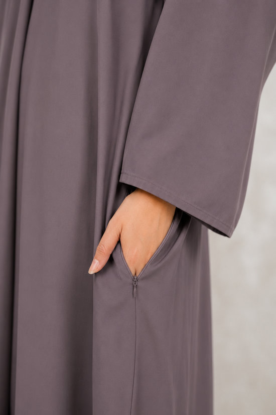 Front Open 0121-P -Muave-