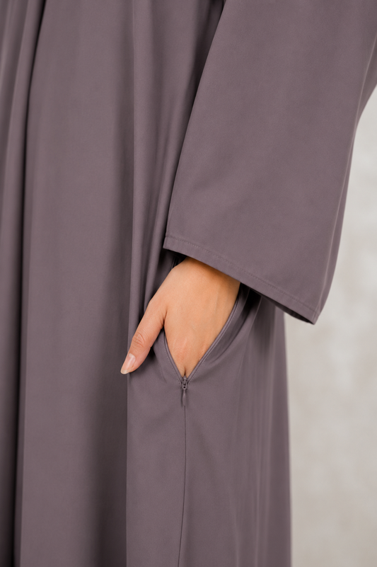 Front Open 0121-P -Muave-
