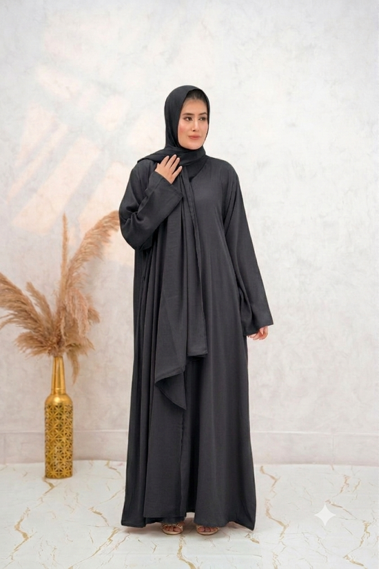 Front Open 0121-P -Charcoal-