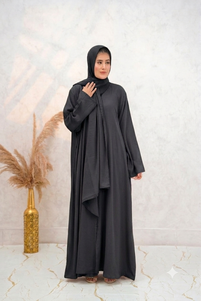 Front Open 0121-P -Charcoal-