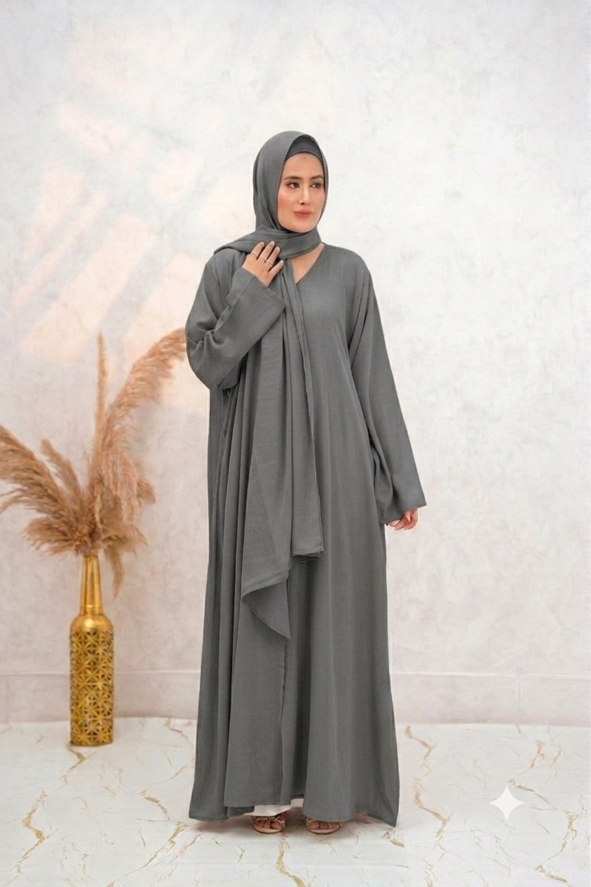 Front Open 0121-P -Gray-